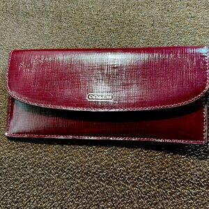Coach Maroon Wallet